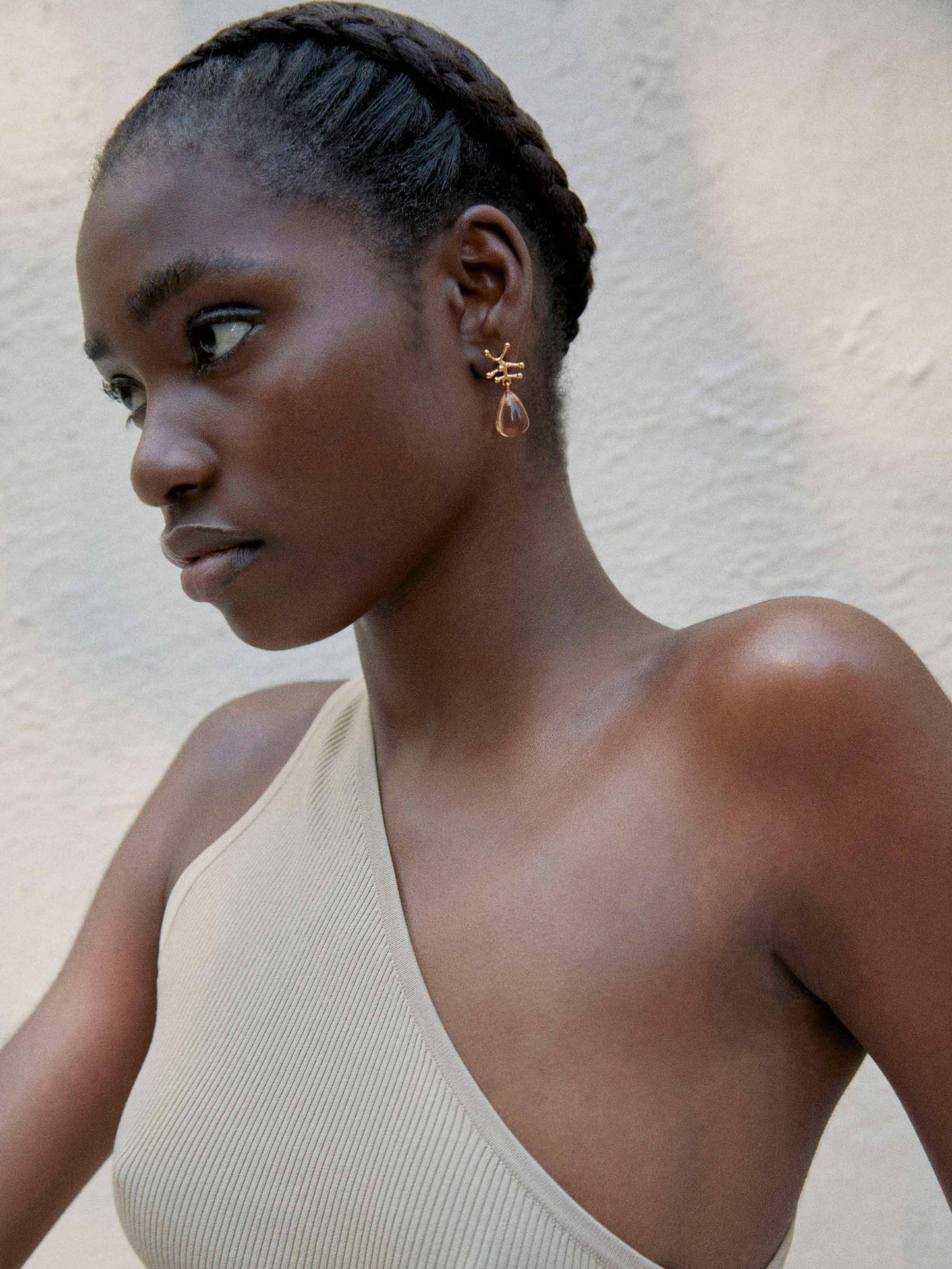 Nuria Earrings Champagne