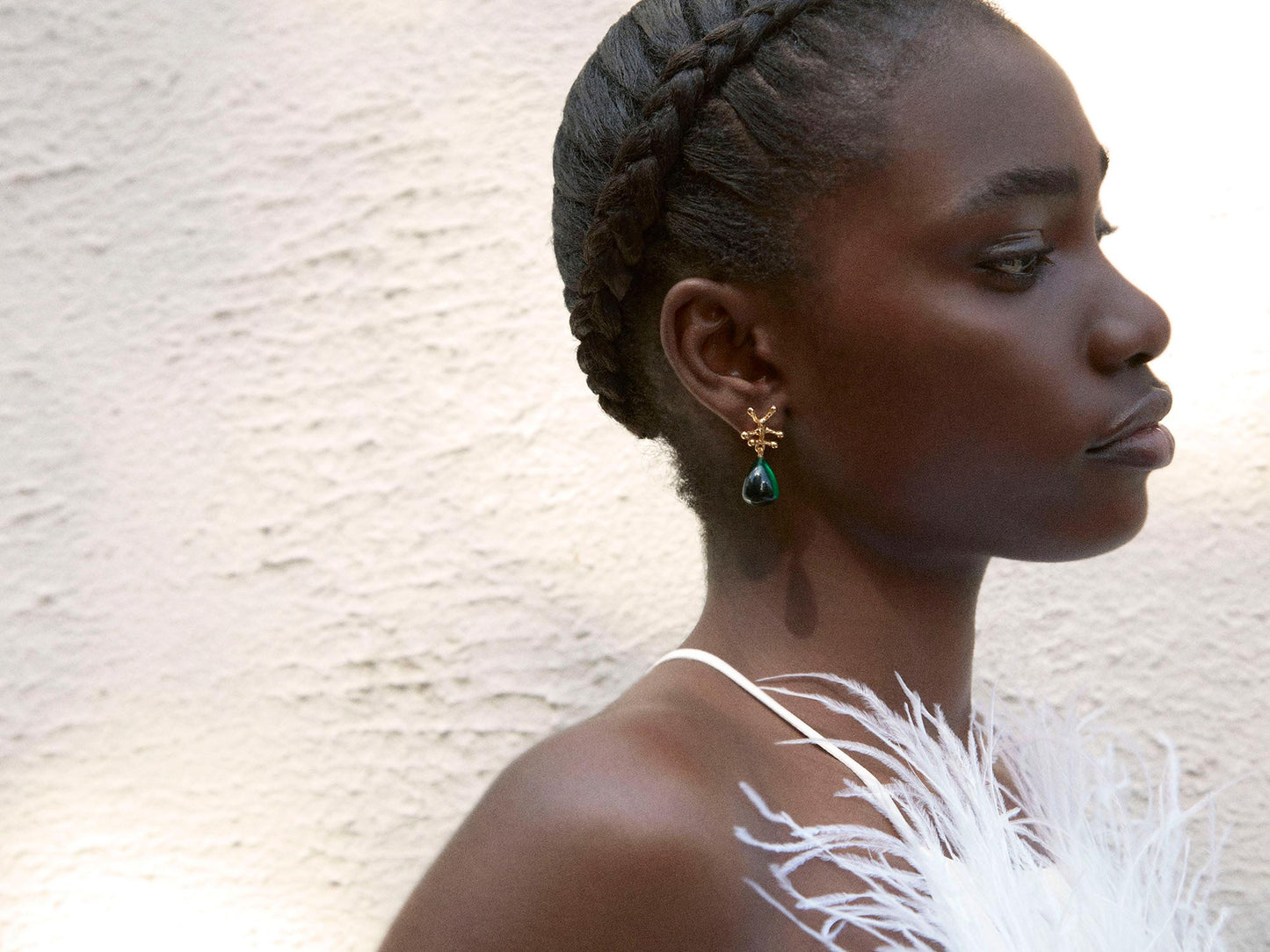 Nuria Earrings Champagne