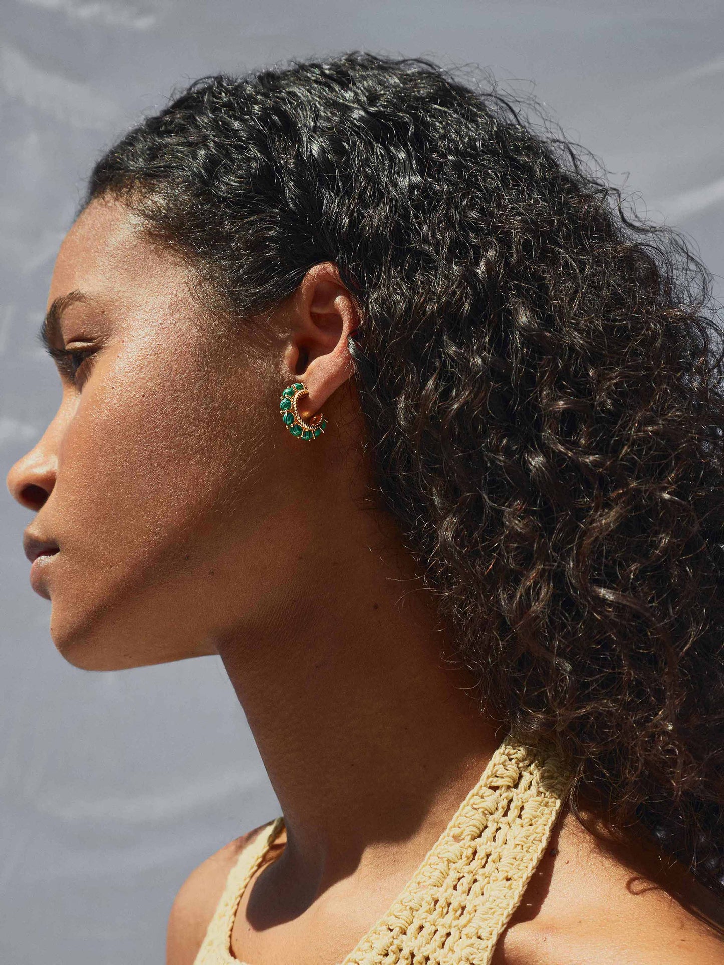 Rosalia Hoops Malachite