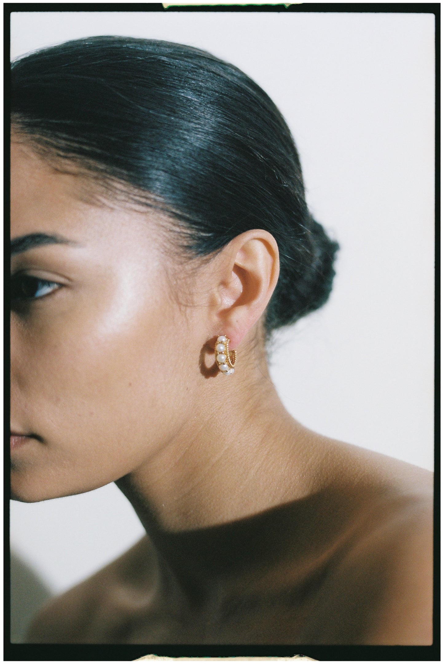 Rosalia Hoops Pearl