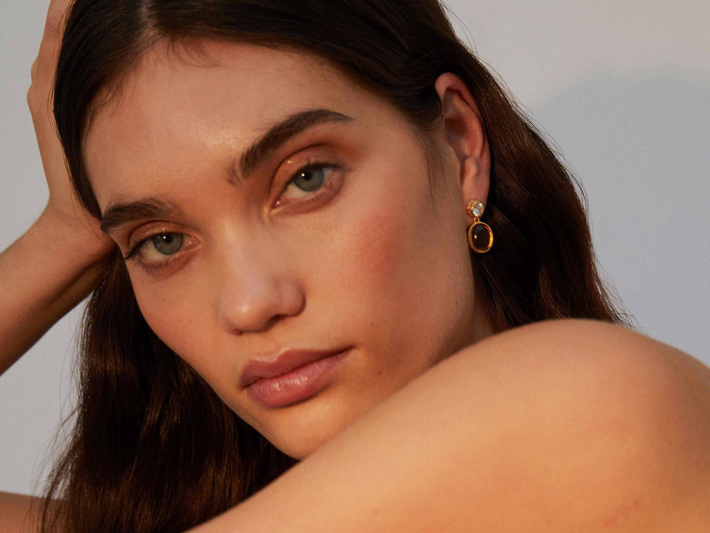 Serena Earrings Citrine