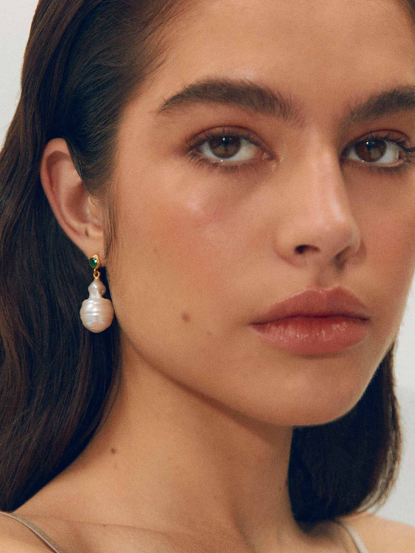 Lima Earrings Emerald