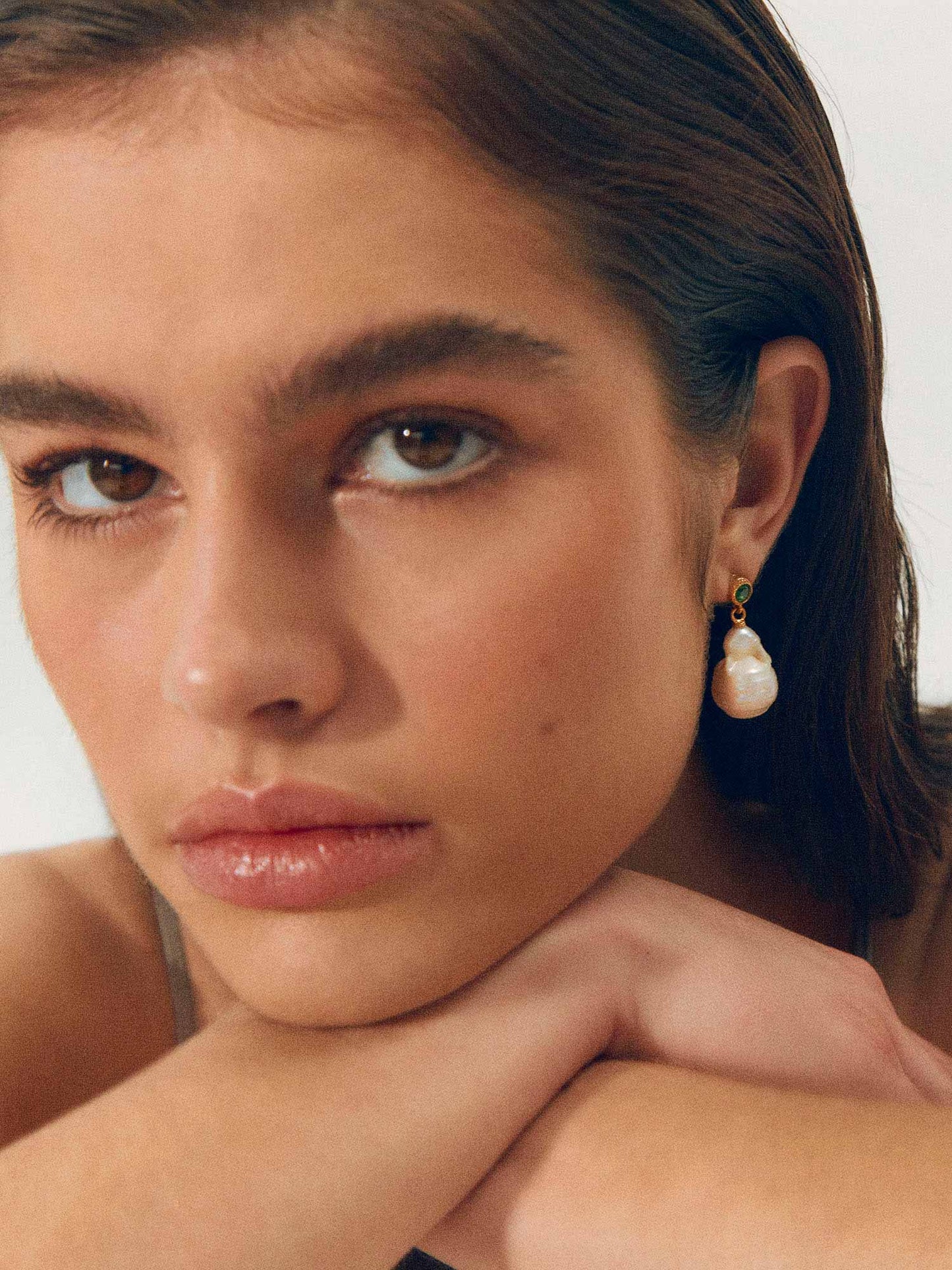 Lima Earrings Emerald