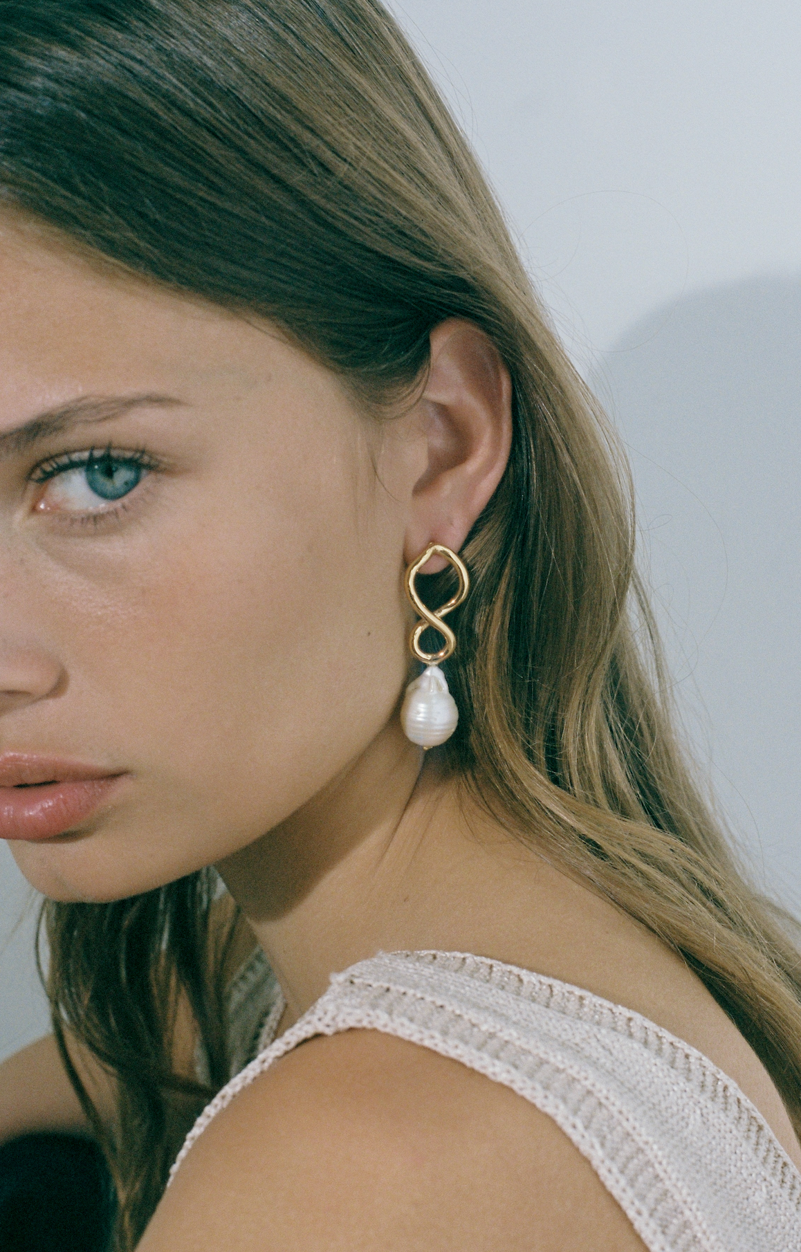 Corsica Baroque Pearl Earrings