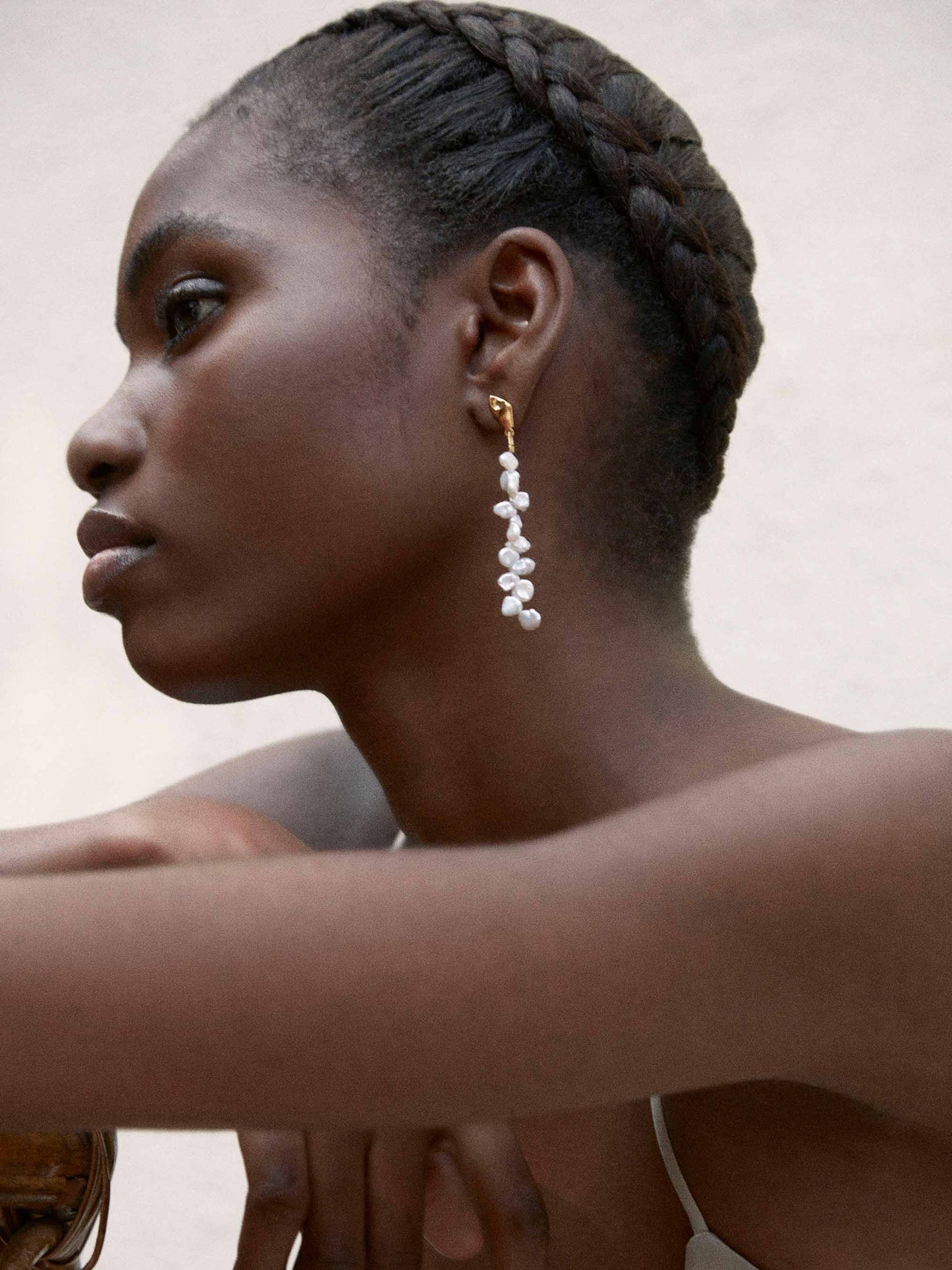 Waterfall Pearl Earrings