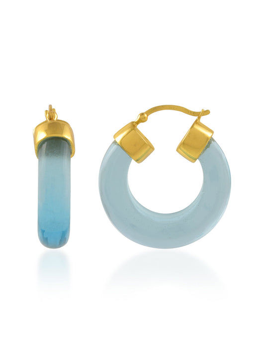 Aura Hoops Turquoise