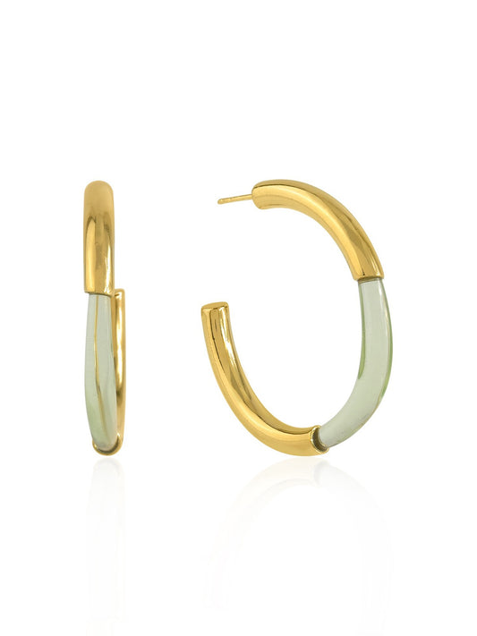 Chunky Hoops Green