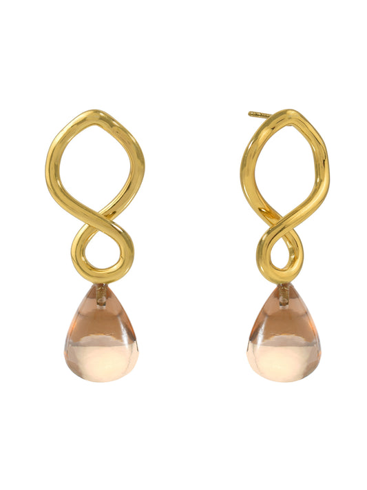 Corsica Earrings Champagne