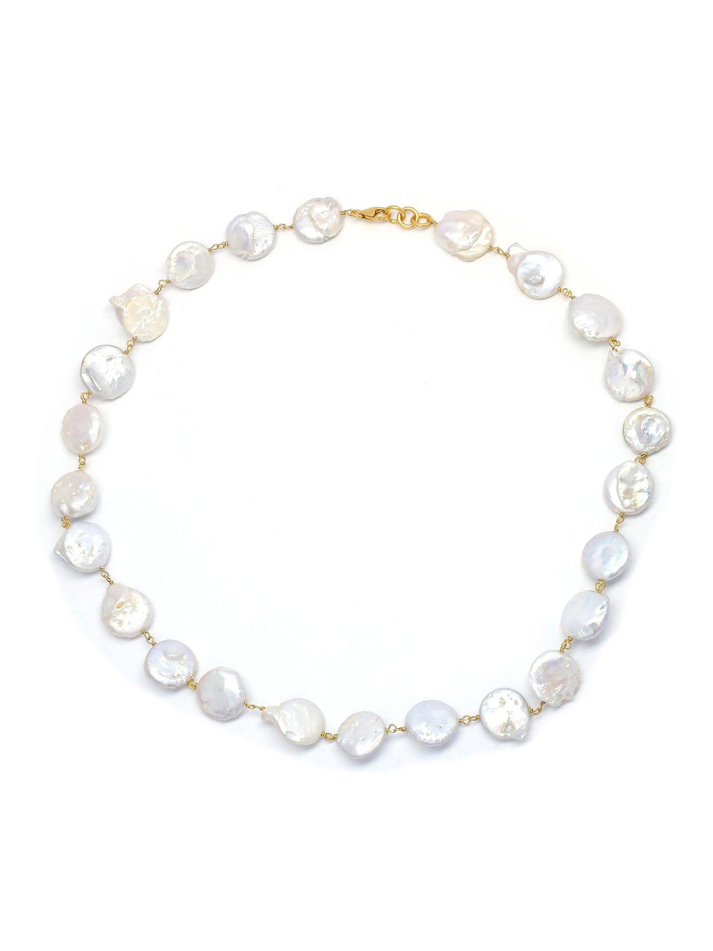 Hermania Necklace Pearl