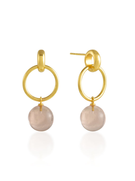 Layla Earrings Champagne