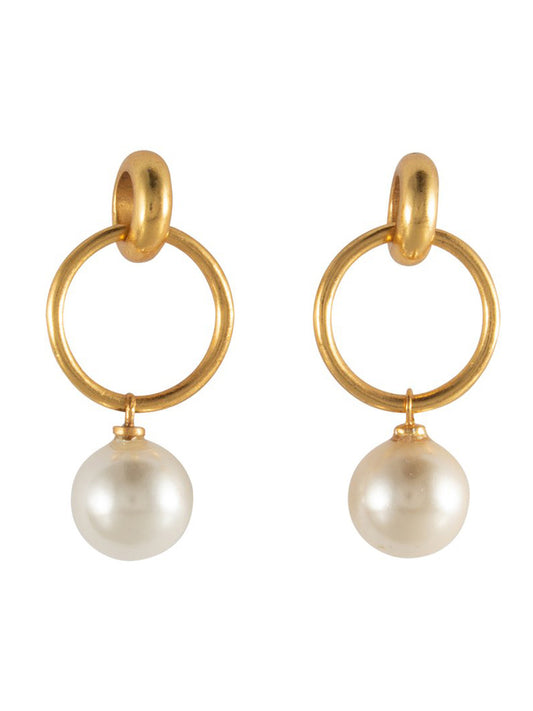 Layla Earrings Pearl