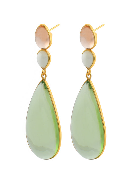 Perrin Earrings Green