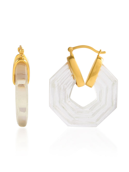 Sphinx Earrings Clear