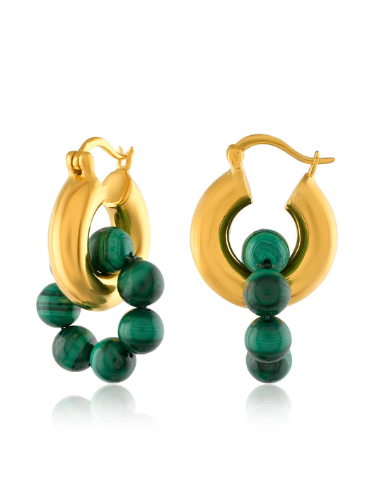 Sura Hoops Malachite