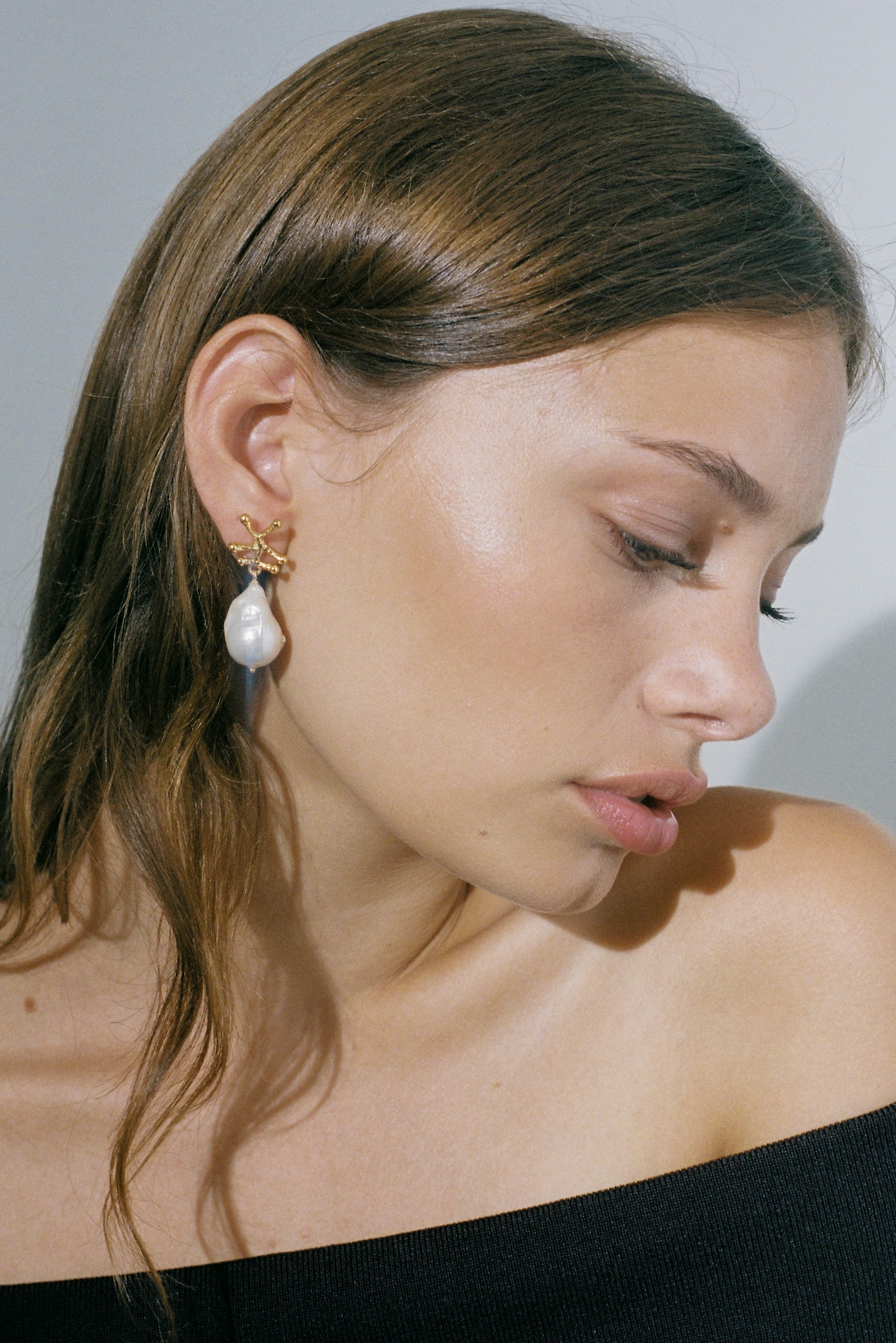 Nuria Earrings Champagne